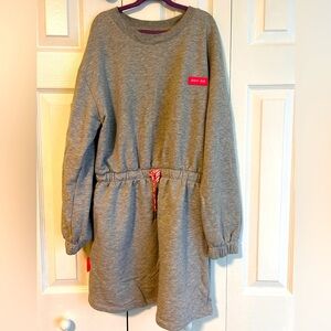 Bershka gray dress sporty or pajama homewear S